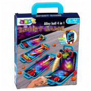 Lean Toys igra košarka, fliper i kuglanje 3u1 u koferu