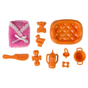 Lean Toys lutka trudnica s dugom kosom i dodacima