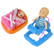 Lean Toys lutka trudnica s dugom kosom i dodacima