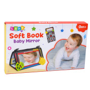 Lean Toys igračka kontrastna senzorna podloga s ogledalcem