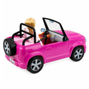 Lean Toys lutka Anlily u kabrioletu s držačem telefona - Rozi