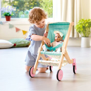 Hape igračka drvena kolica za lutke Sweet Walks Doll Stroller