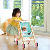 Hape igračka drvena kolica za lutke Sweet Walks Doll Stroller