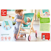 Hape igračka drvena kolica za lutke Sweet Walks Doll Stroller