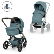 Cybex komplet 2u1 kolica Talos S Lux + sklopiva košara Fold Cot