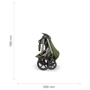 Cybex komplet 2u1 kolica Talos S Lux + sklopiva košara Fold Cot